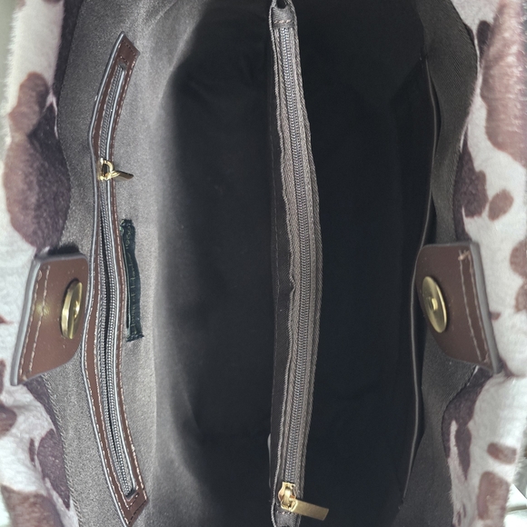 House of Harlow 1960 Cow Print Shoulder Crossbody Purse Bag New NWT - Picture 10 of 15